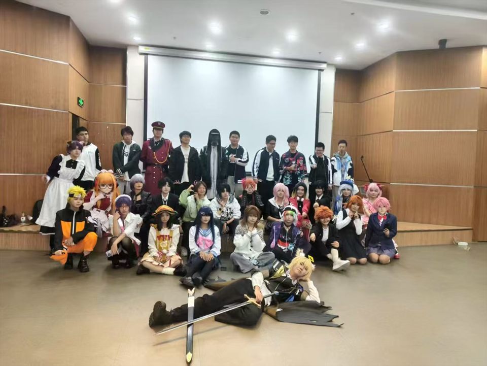 动漫社迎新晚会现场